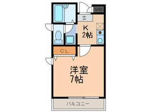 メゾン灘北の物件間取画像